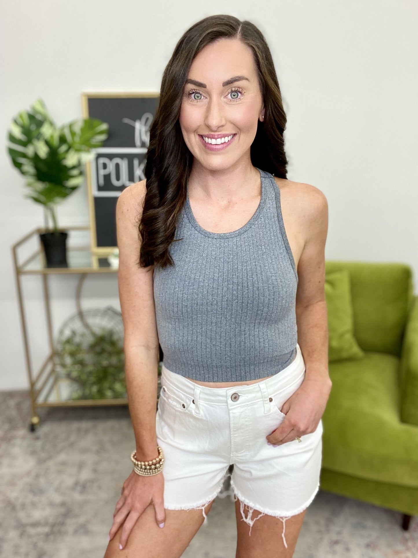 The Ribbed Crew Crop Steal - 15 Colors