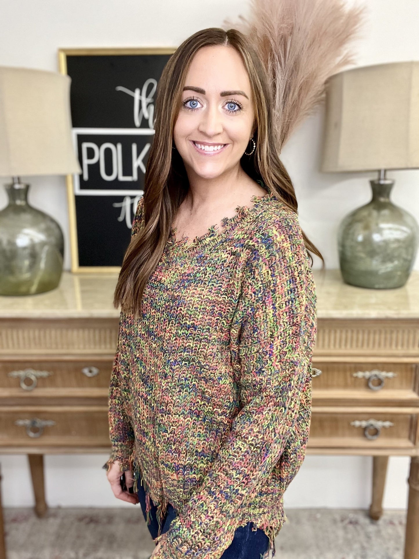 The Moody Fringe Sweater