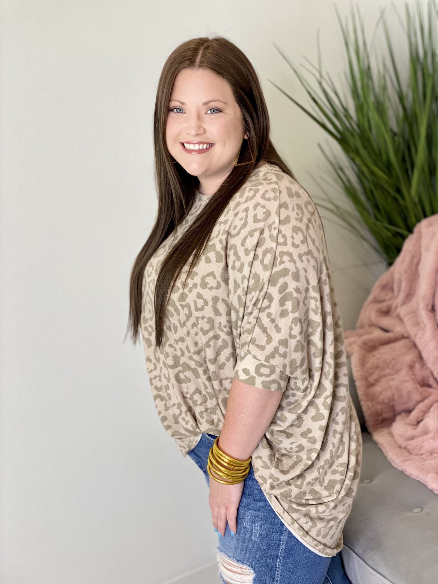 The Wrigley Leo Top in Mocha-All Sizes
