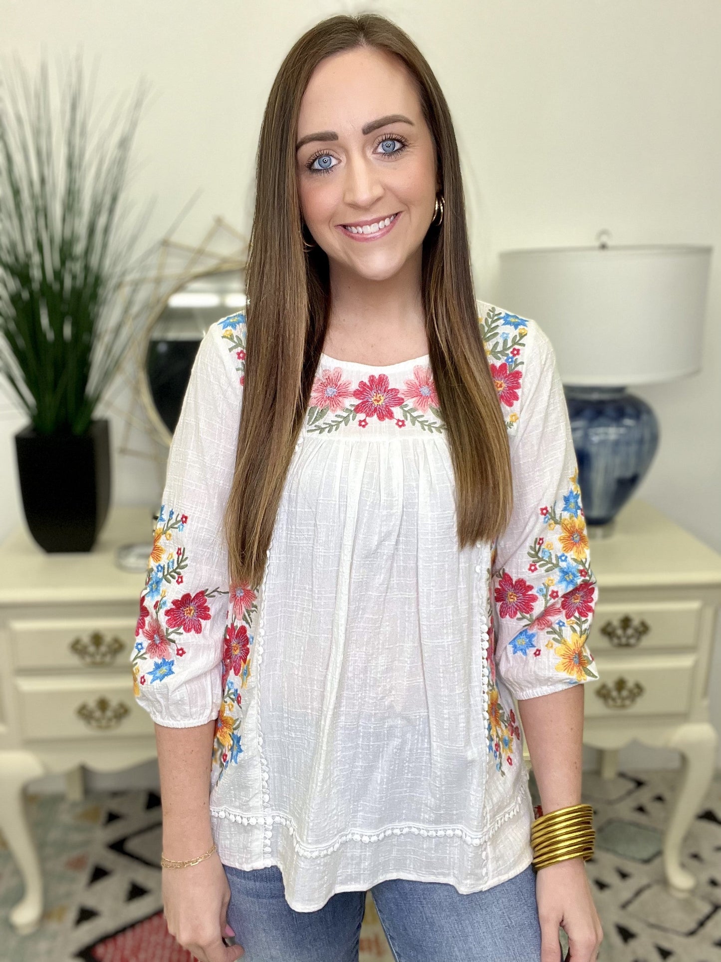 The Falling For Floral Top - All Sizes