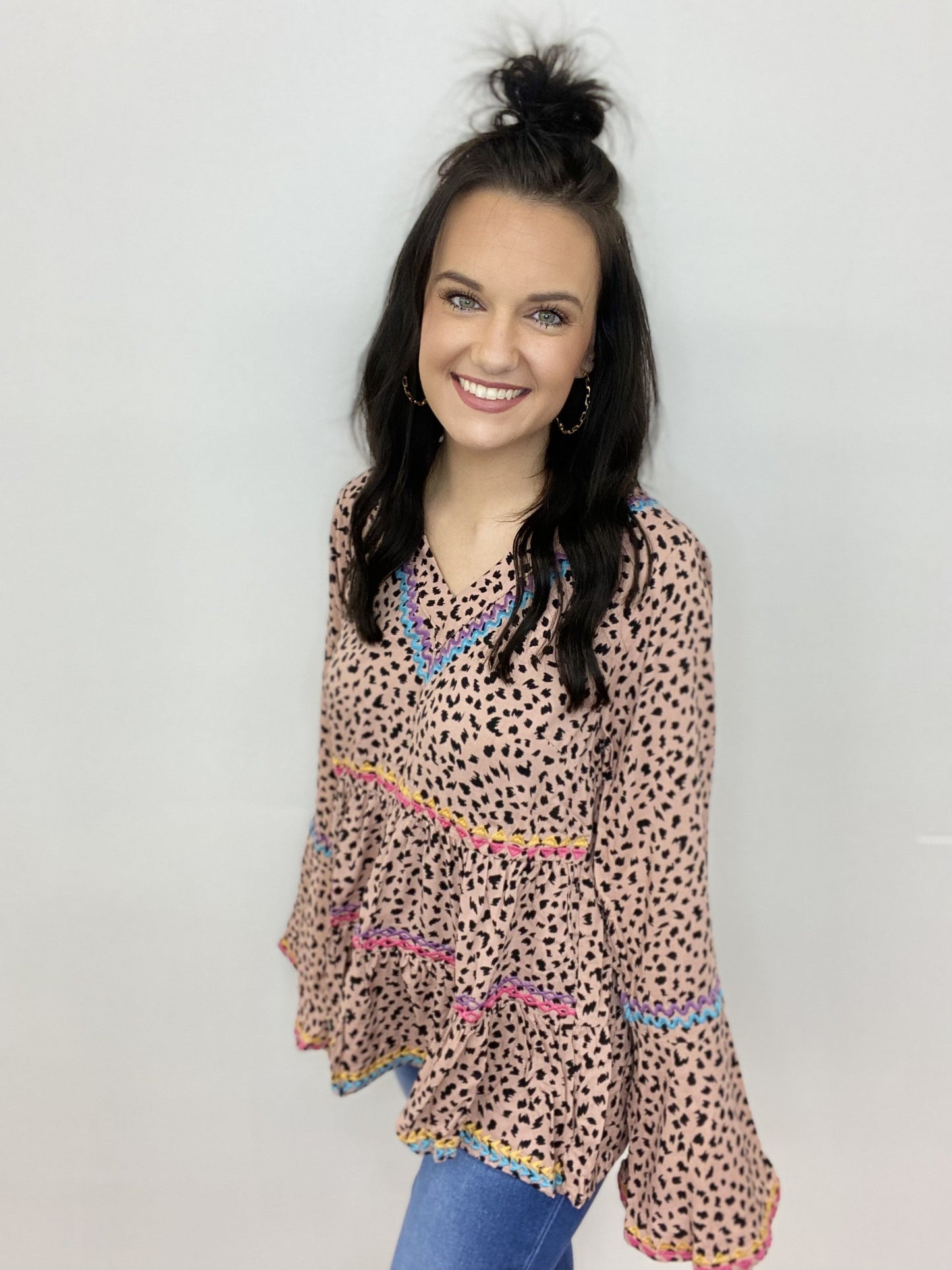 The Janie Top in Mocha-All Sizes