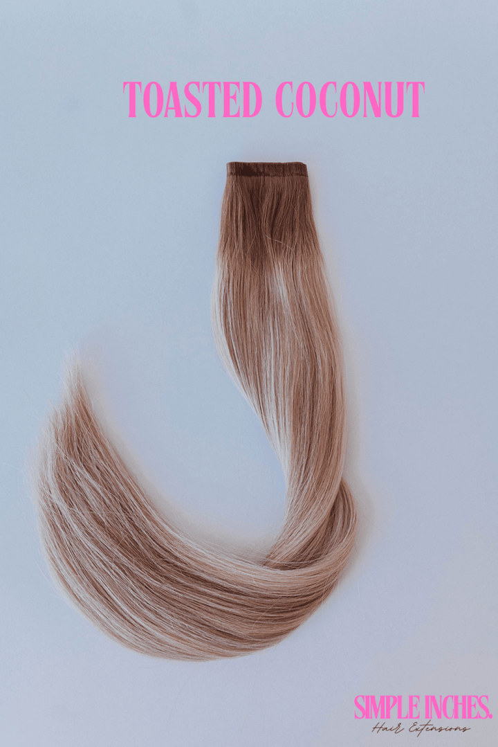TOASTED COCONUT - Simple Inches. Hair Extensions