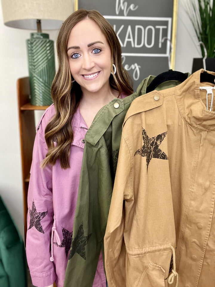 The Star Utility Jacket in 3 Colors/AS