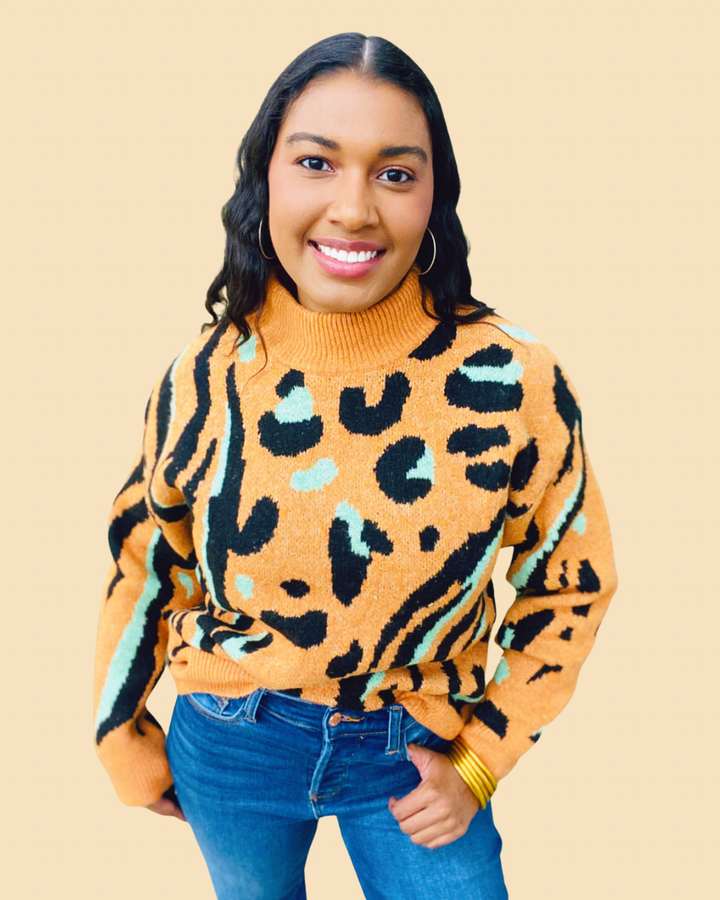 The Wild Crew Sweater in Melon