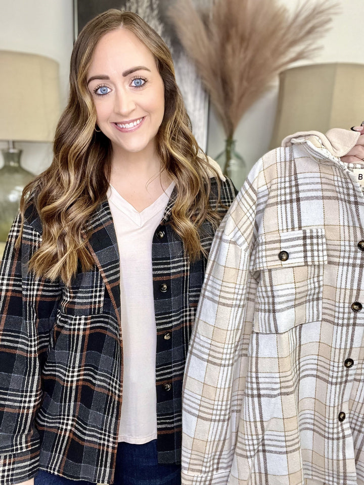 The Fleece Hooded Jacket-2 Colors