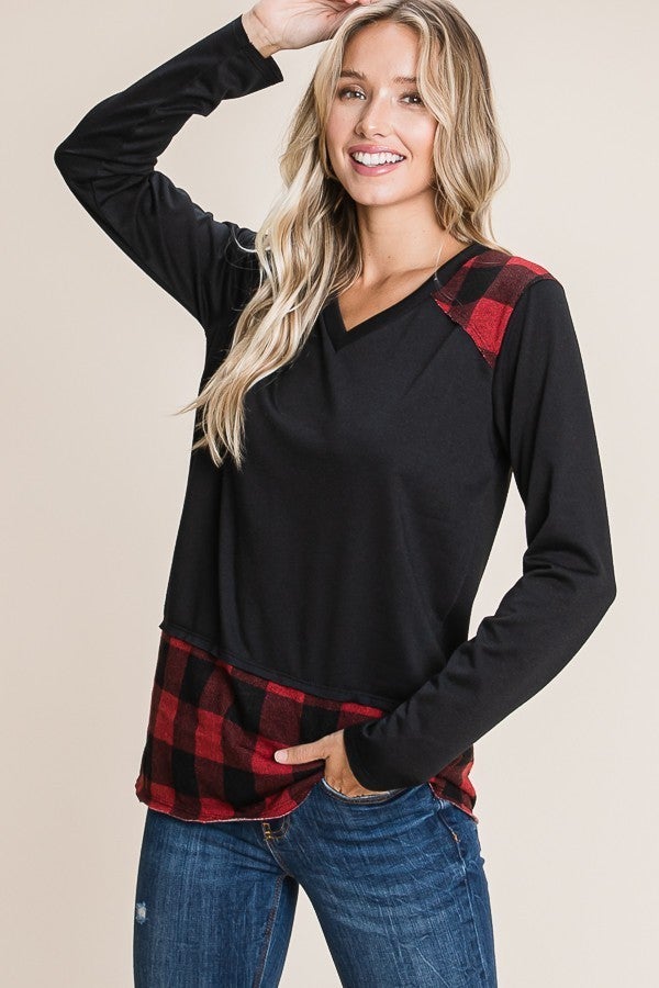 The Black Buff Top