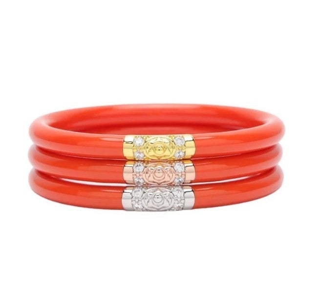 Coral Three Kings Budha Bangles