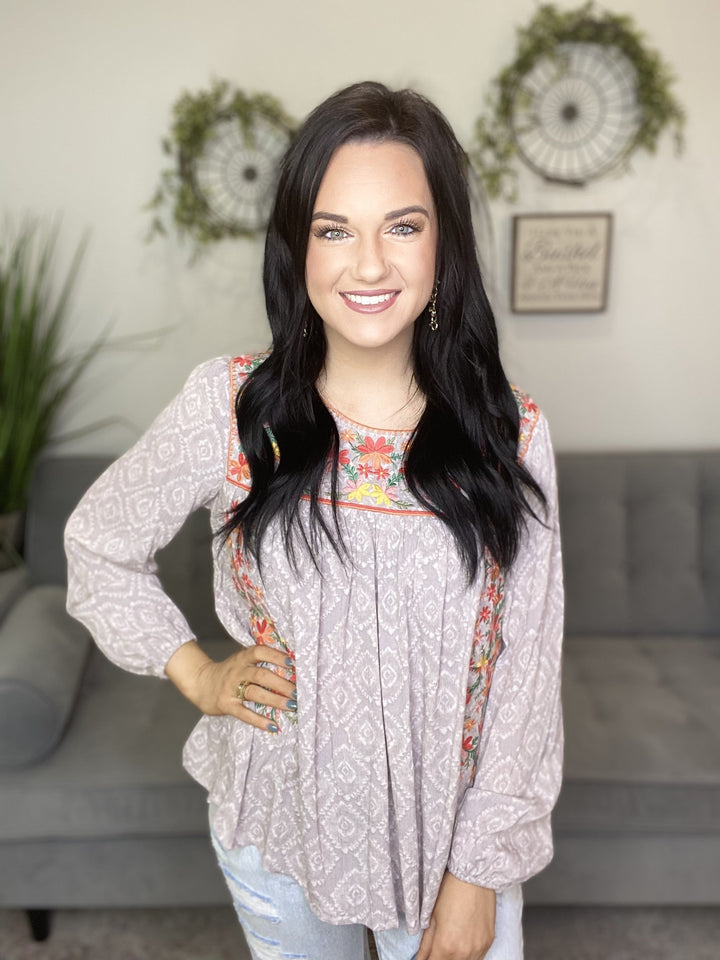 The Diamond Stitches Top-AS