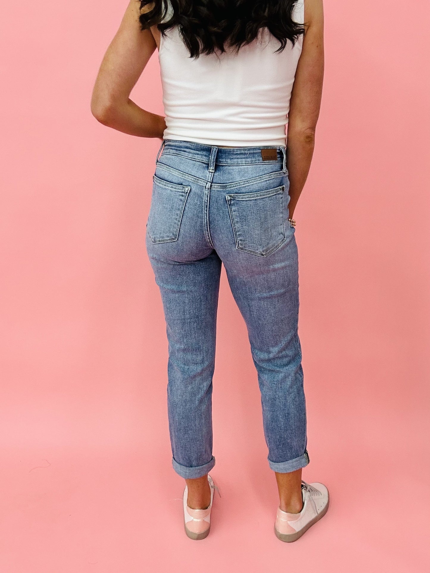 The Bleached Boyfriend Jeans