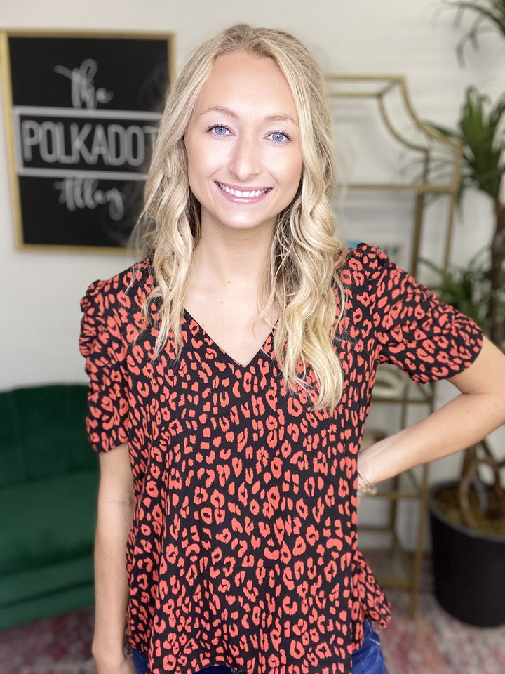 The Ladybug Ruched Top - AS