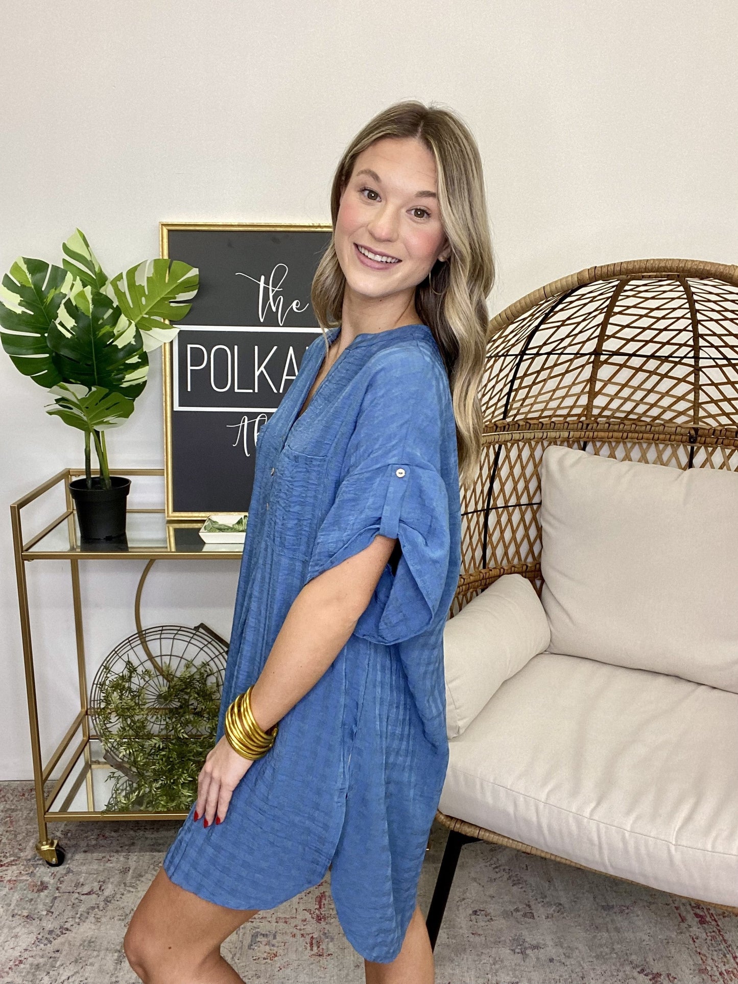 The Texture Tunic in 2 Colors/AS