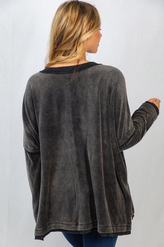 The Velour V Top-AS