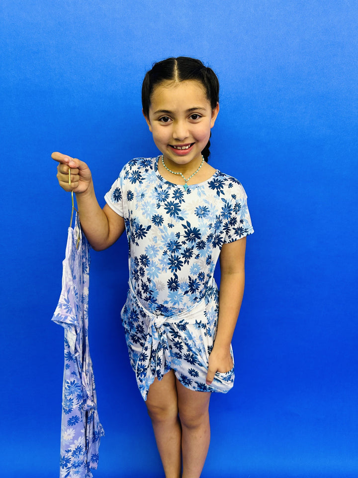 KIDS Floral Romper in 2 Colors