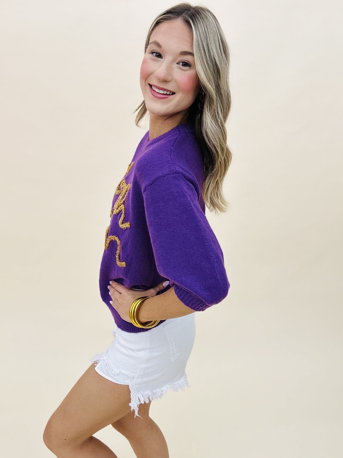 The Tinsel Touchdown Sweater-3 Colors