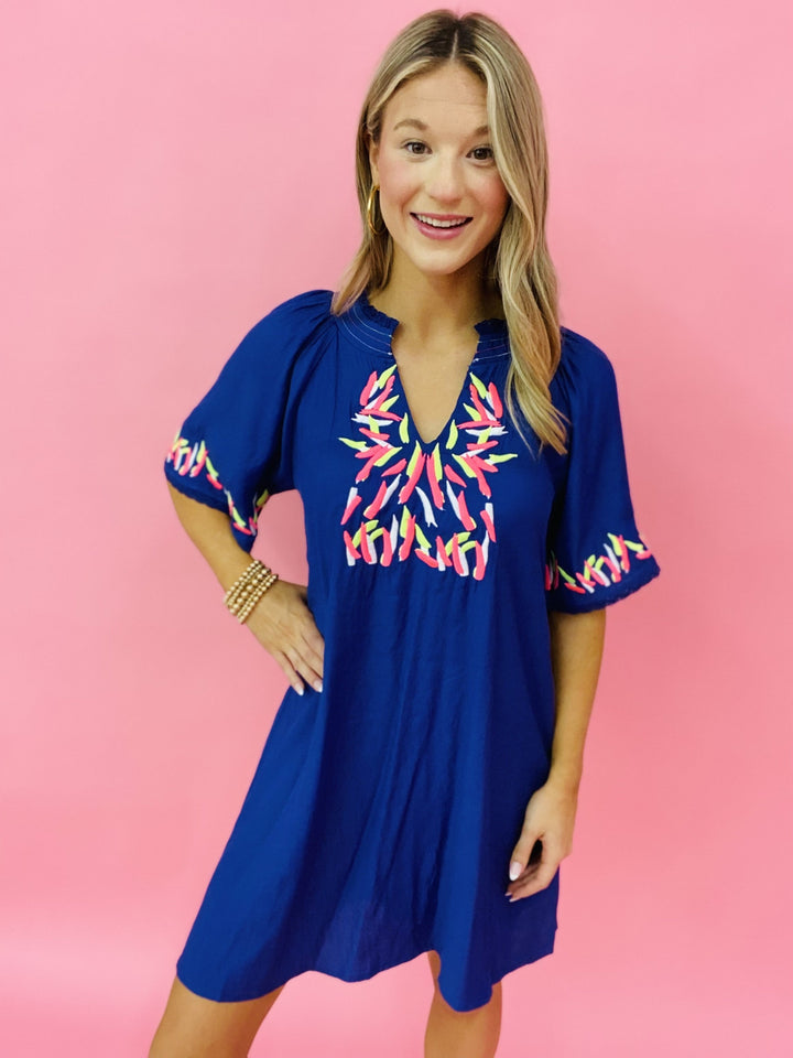 The Boardwalk Dress in Navy