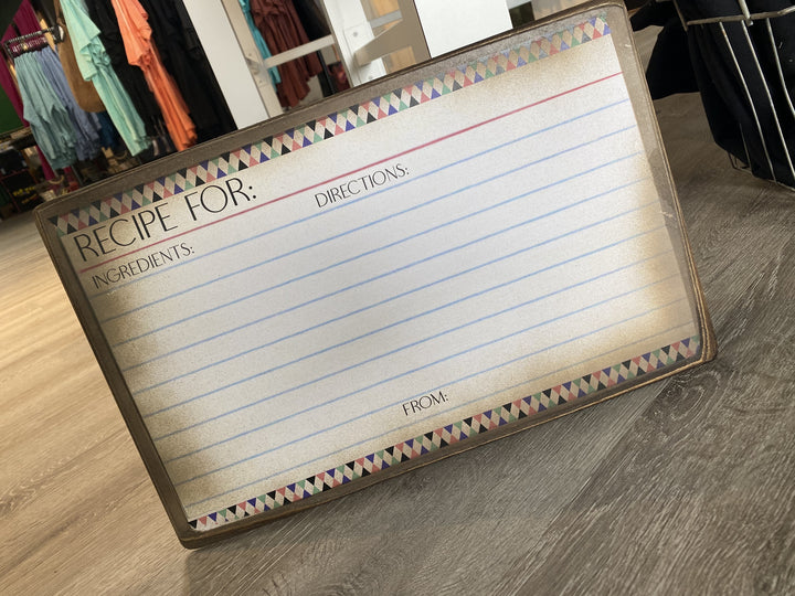 Keepsake Recipe Card Boards