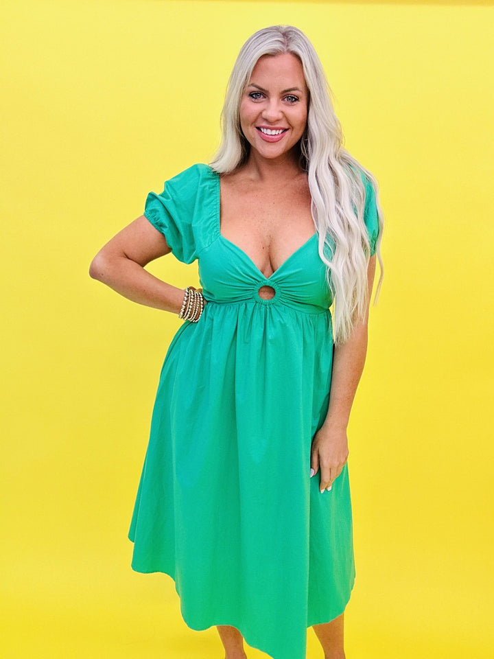 The Sadie Green Dress