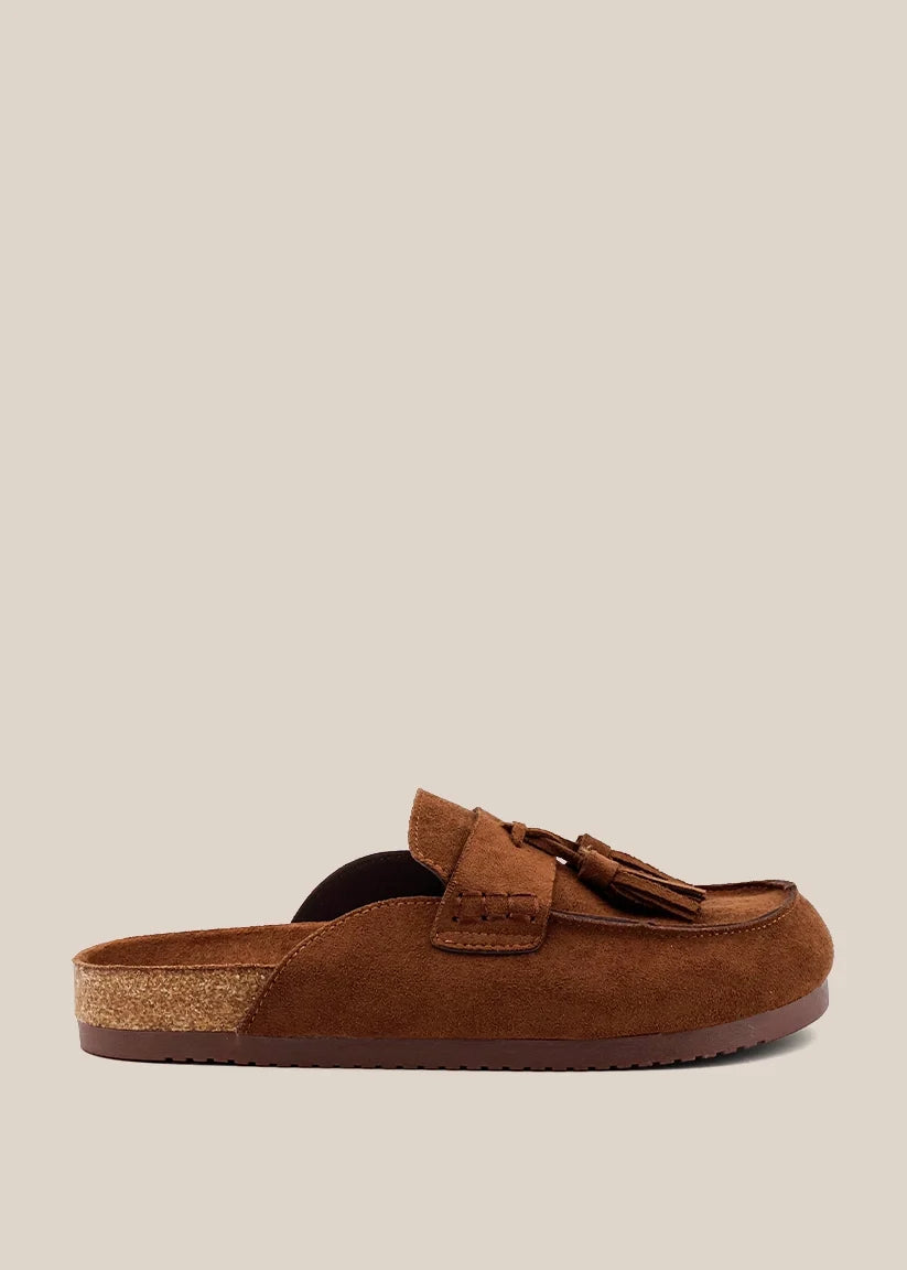 The Terry Clogs in Tan