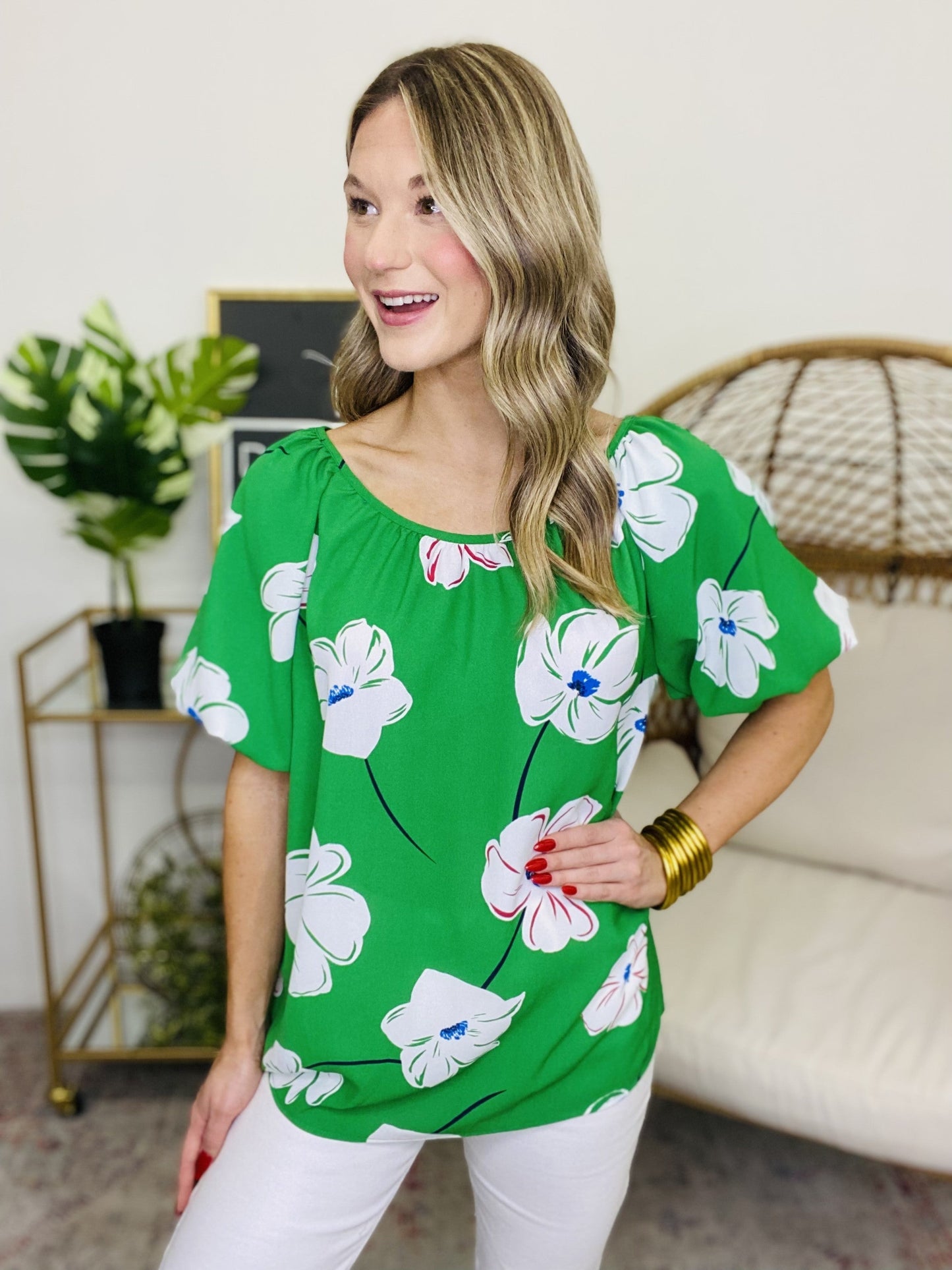 The Nicolette Top in 2 Colors/AS
