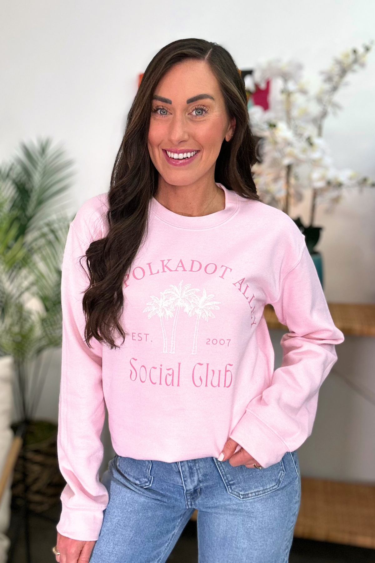 PDA Social Club Pullover in Pink
