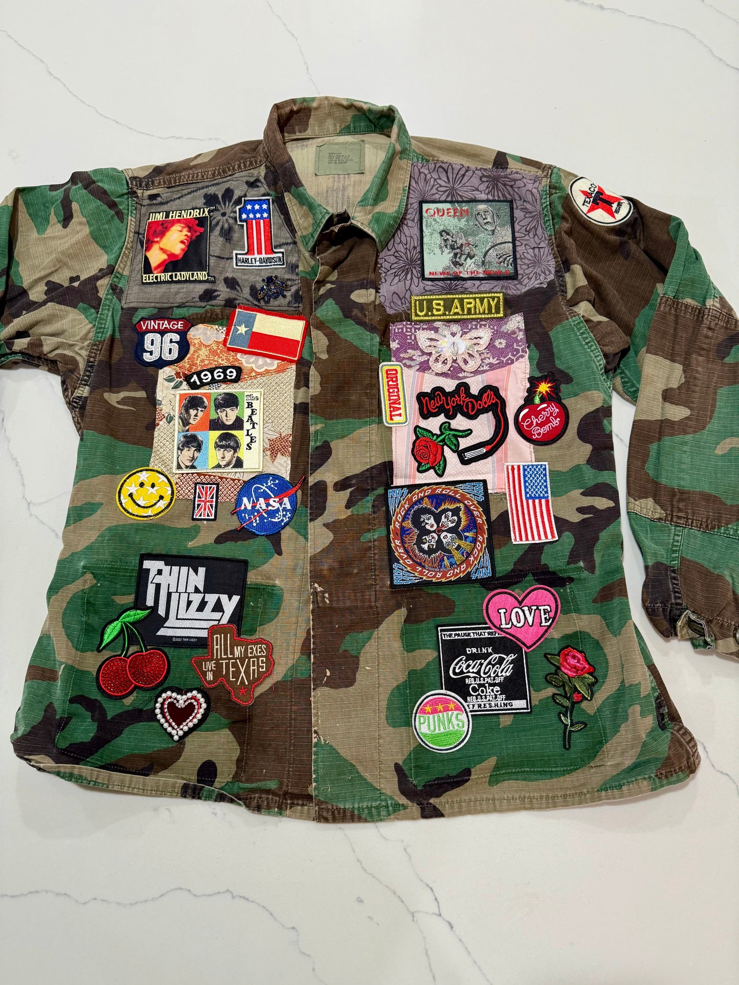 One of a Kind Vintage Camo Jackets