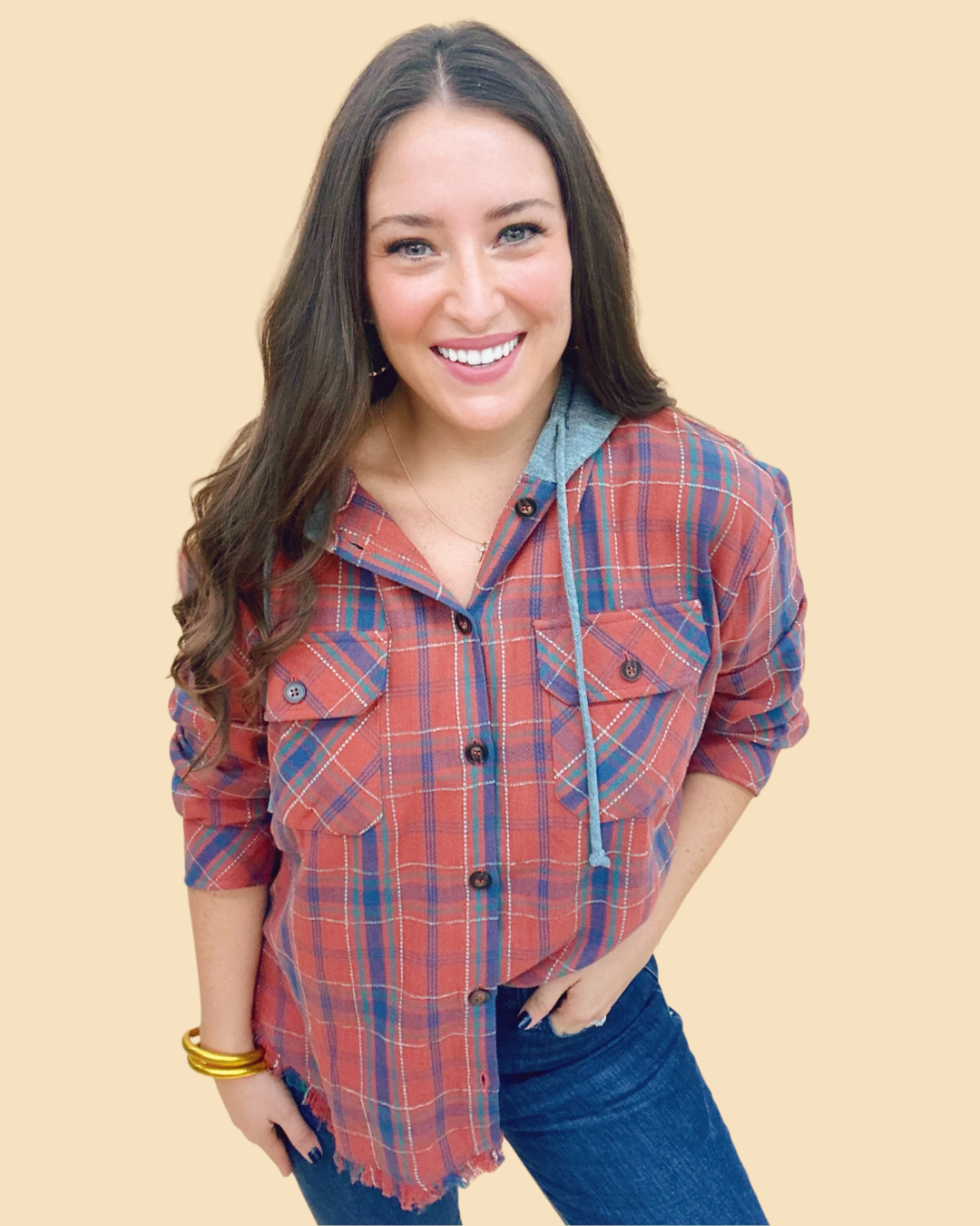 The Brick Hoodie Flannel