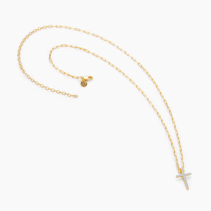 ES Faith Cross Pendant Necklace