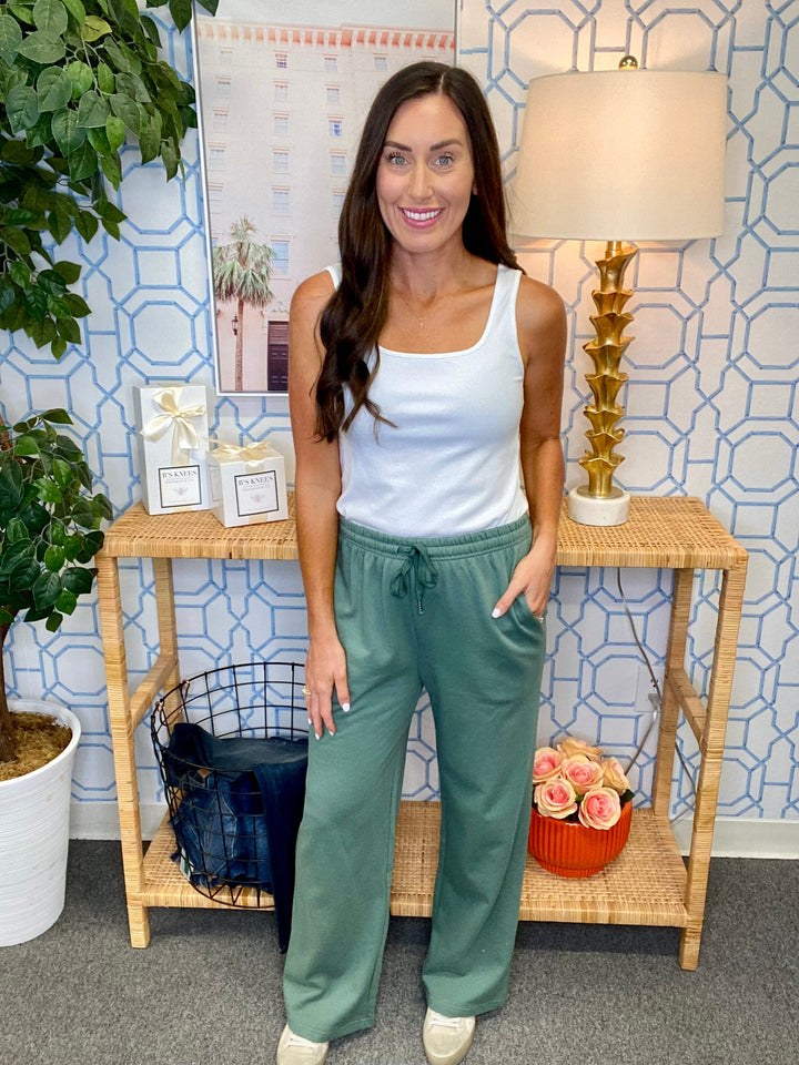 The Wide Terry Sweatpants in 2 Colors