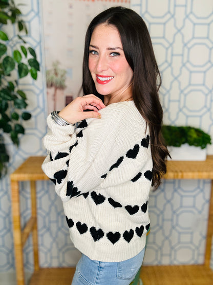 The Heart Stripe Sweater
