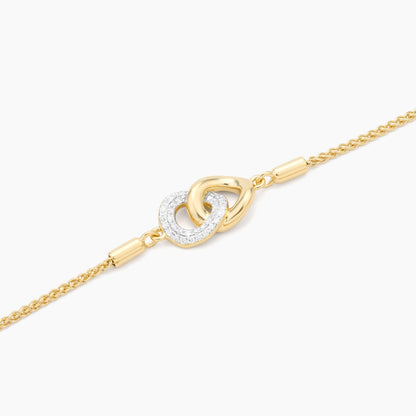 ES Entwined Discs Bolo Bracelet