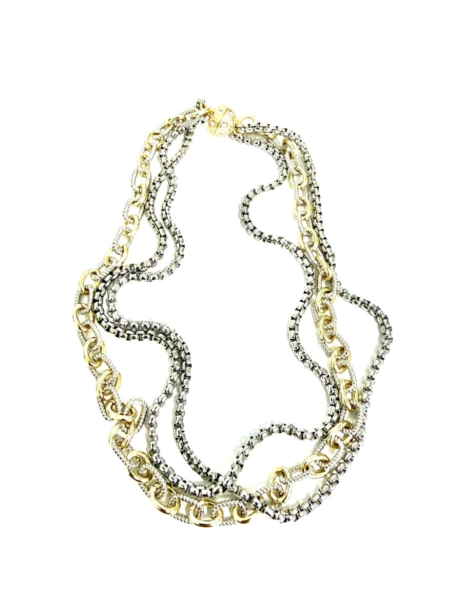The Cable Mix Necklace