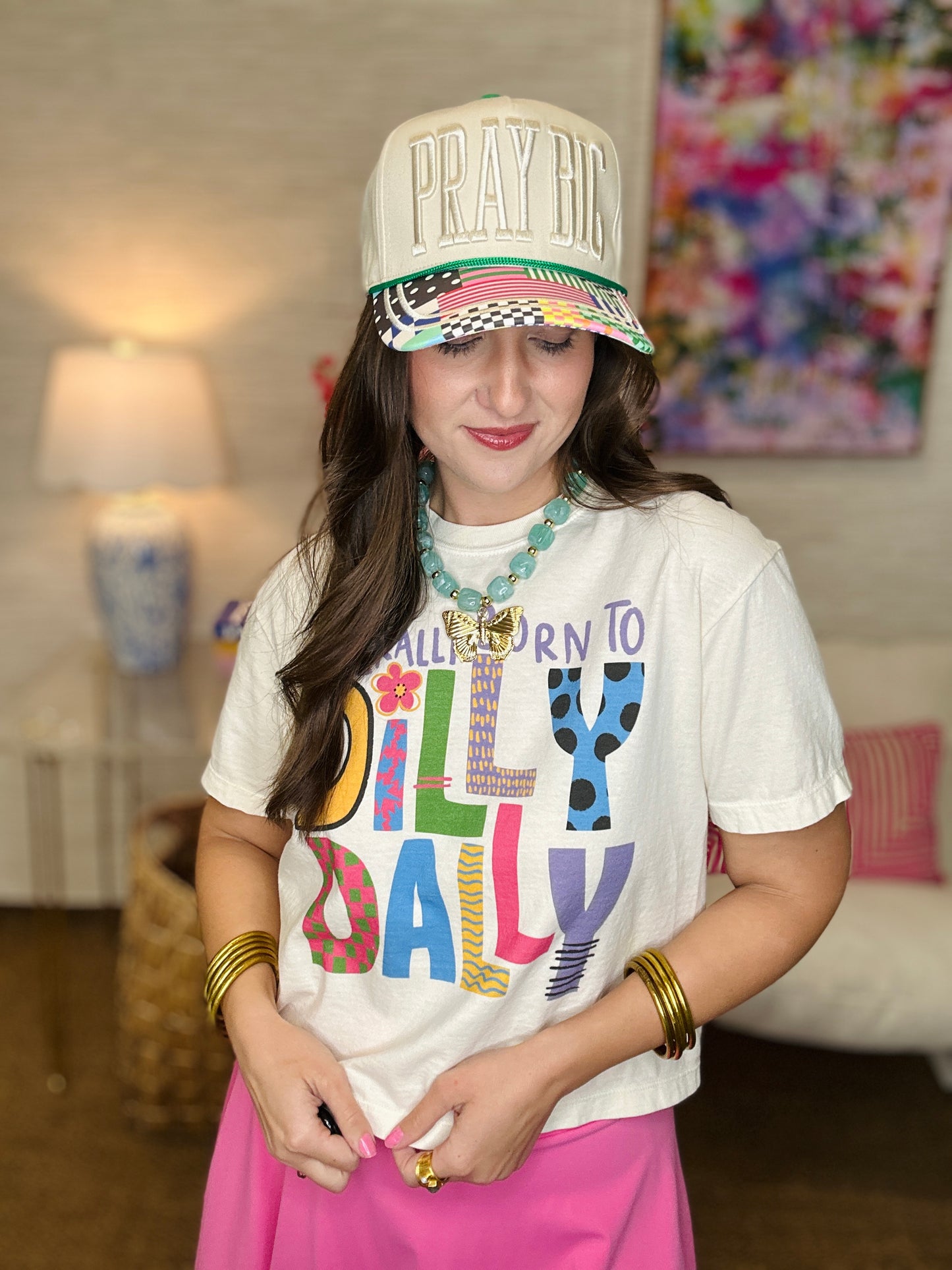 Literally Born to Dilly Dally Crop Tee
