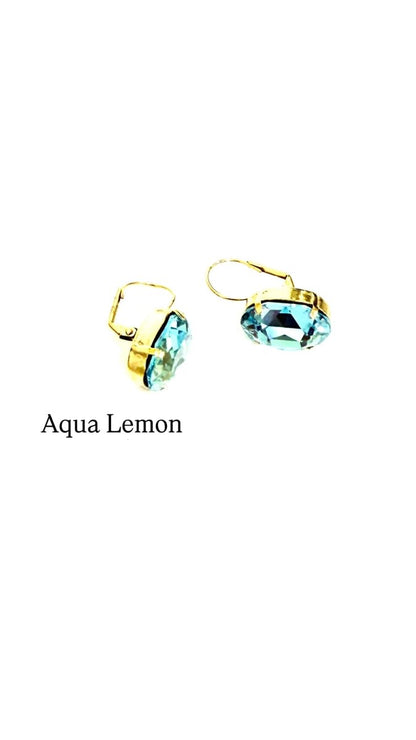 TOVA Caitlin Oval Hook Earrings