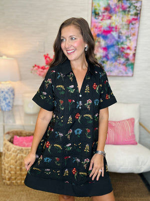 The Everblooms Dress in Black