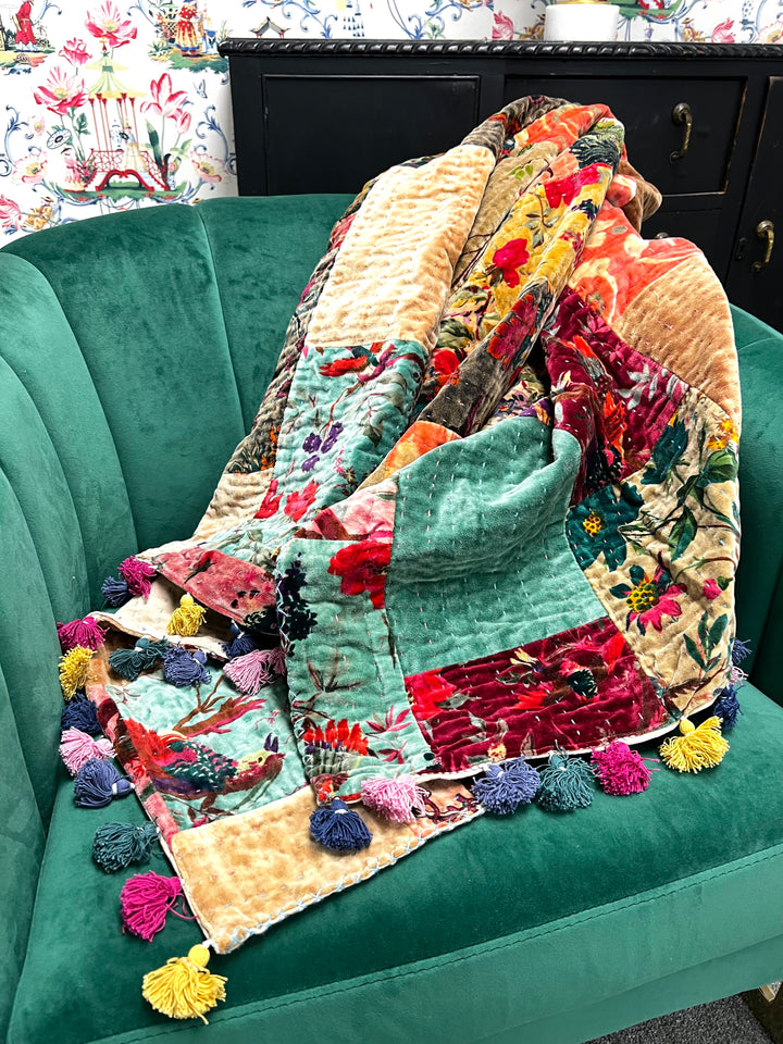 Ashley's Velvet Throw