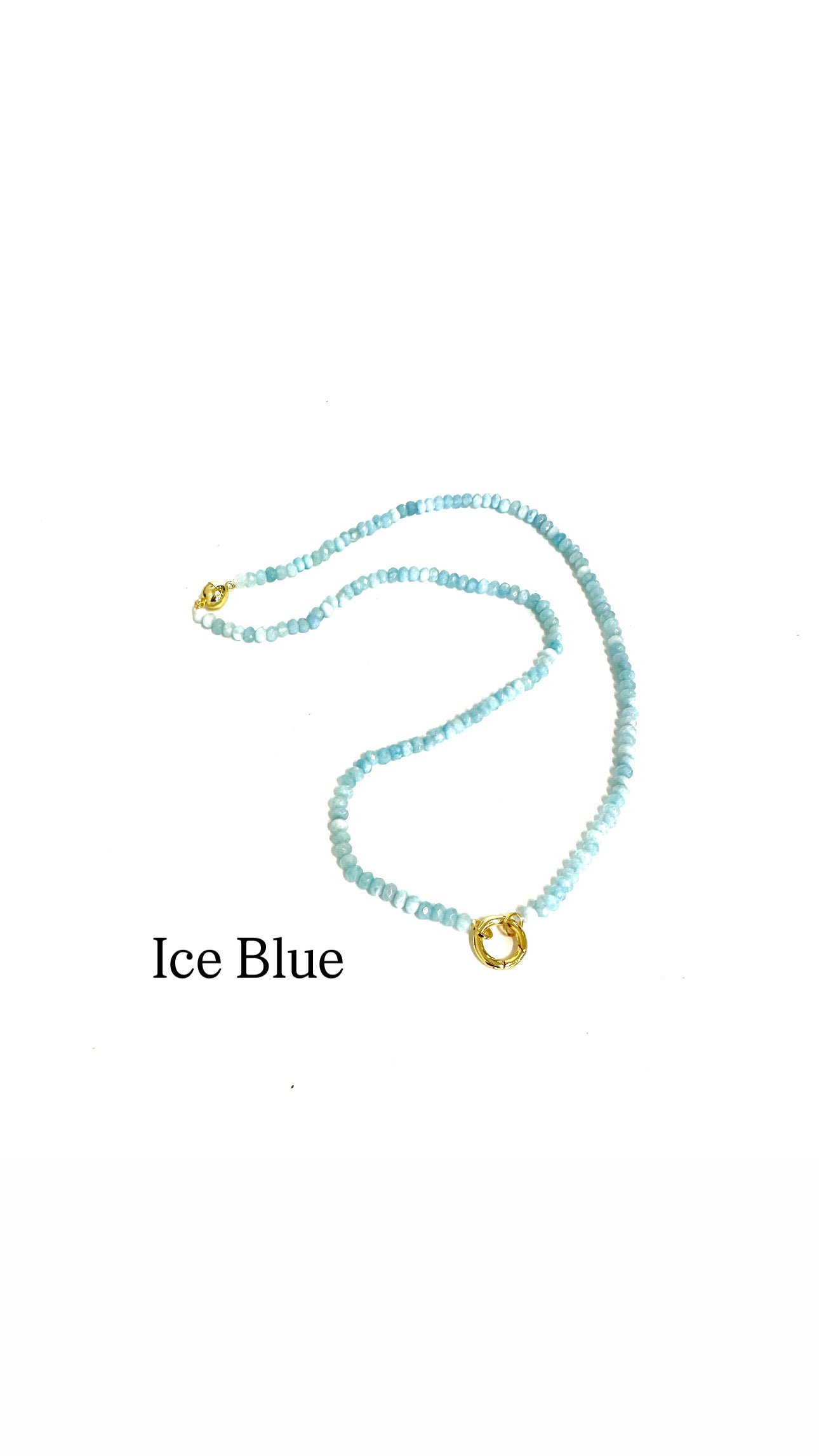 Agate Bead Magic Charm Bar Necklace-18"