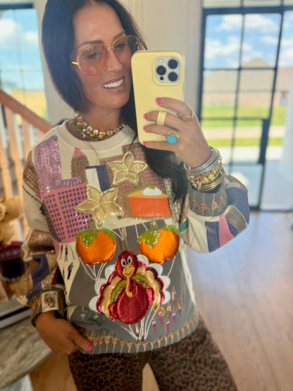 QOS Multi Thanksgiving Day Parade Sweatshirt