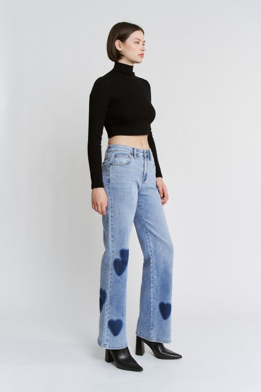The Heart Patch Jeans