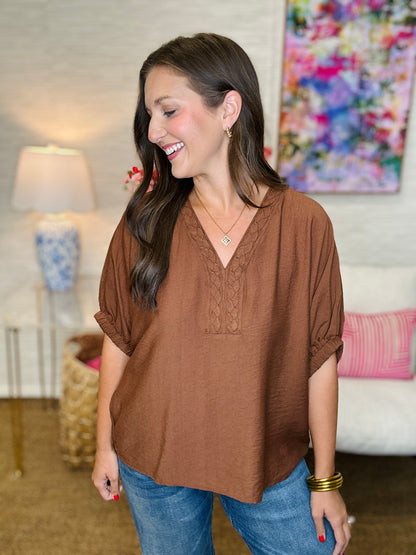 The Mindful Top in Caramel
