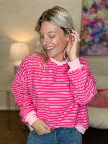 The Couture Pullover in Pink