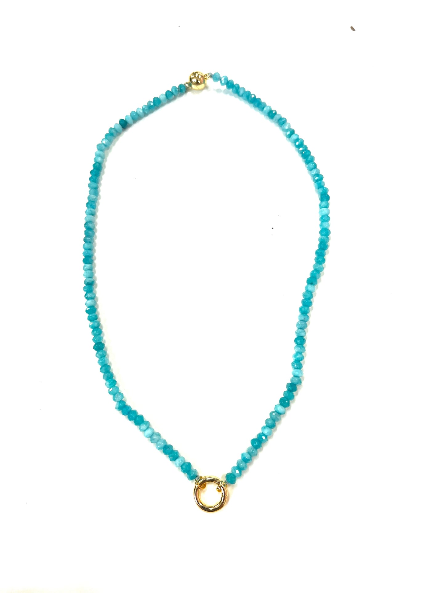 Agate Bead Magic Charm Bar Necklace- Lots