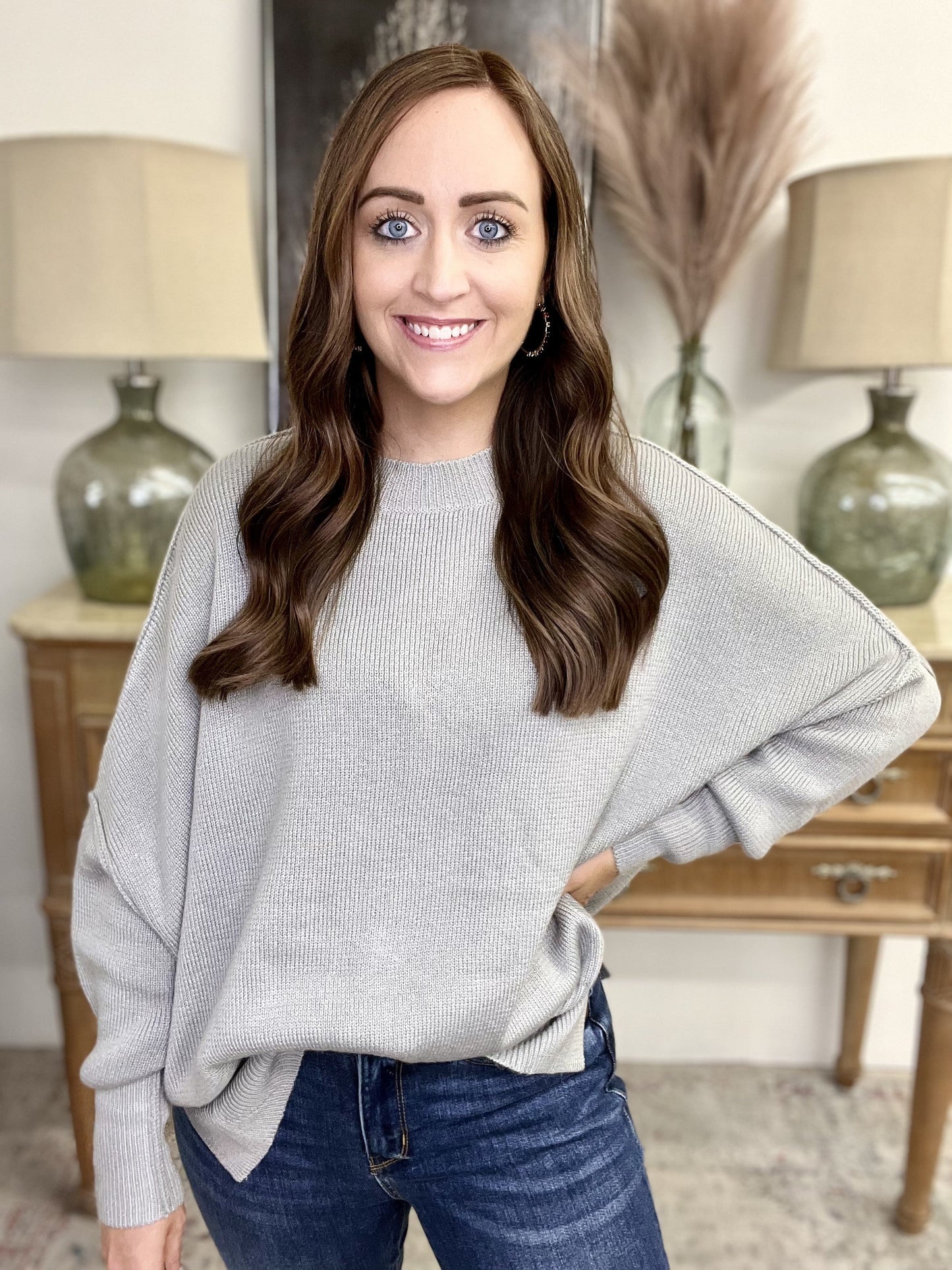 The Slouchy Silhouette Sweater-5 Colors