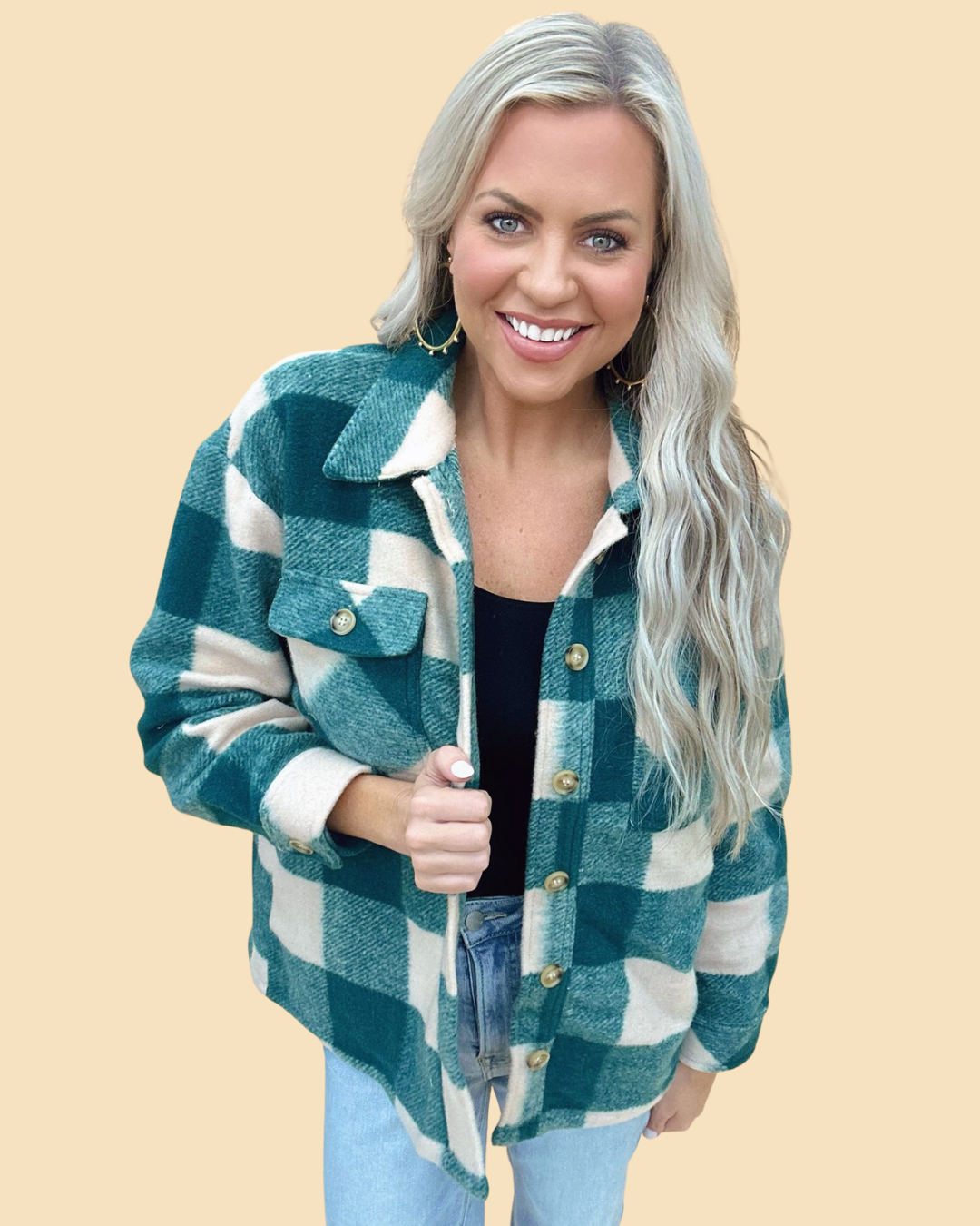 The Green Dream Plaid Jacket