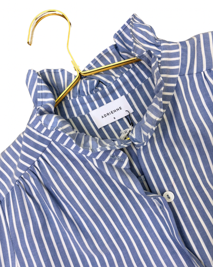 The Denim Stripe Jodie Top-AS