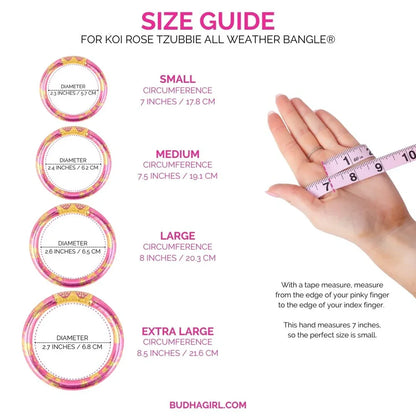 Koi Rose Tzubbie Bangle