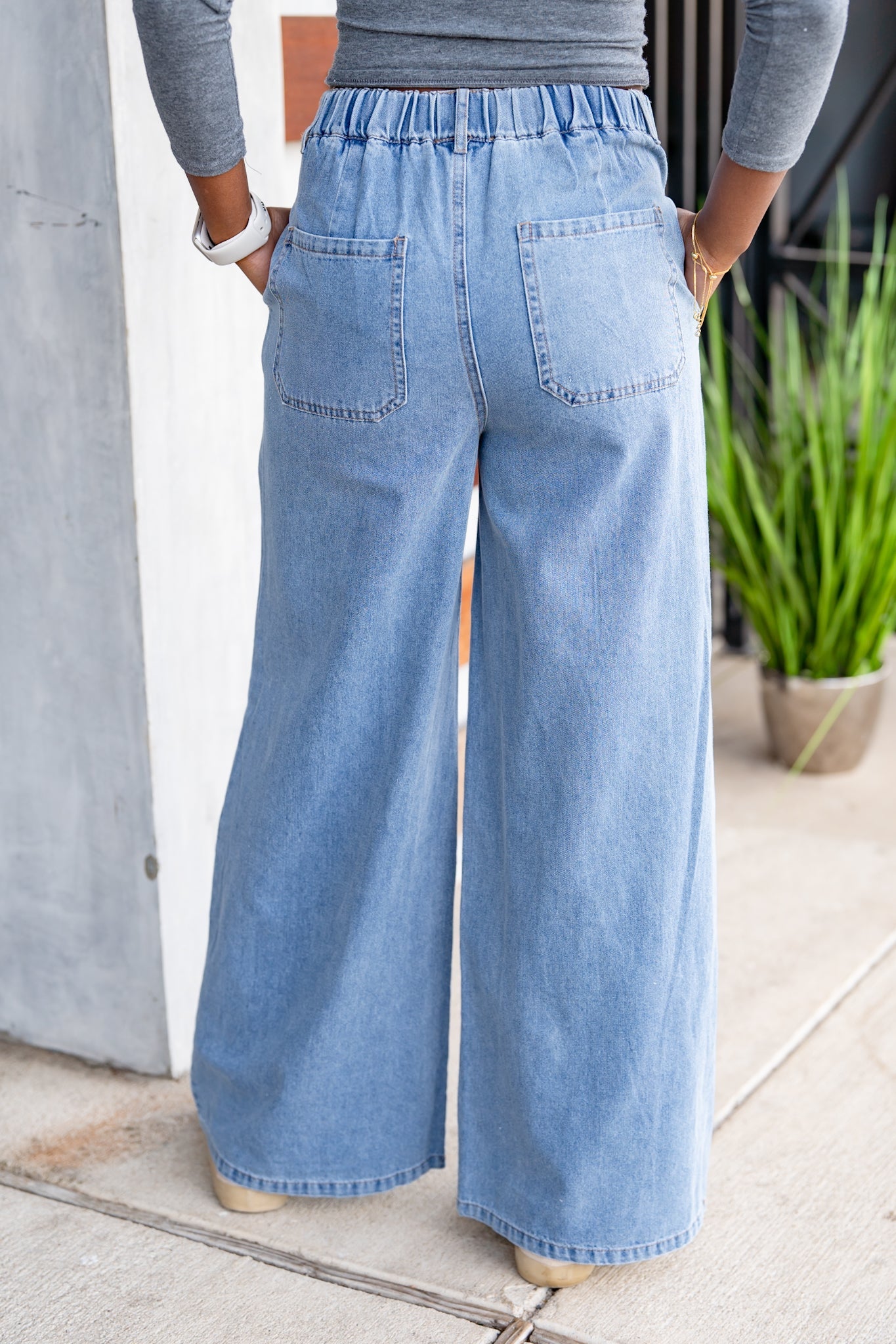 The Cotton Denim Pants