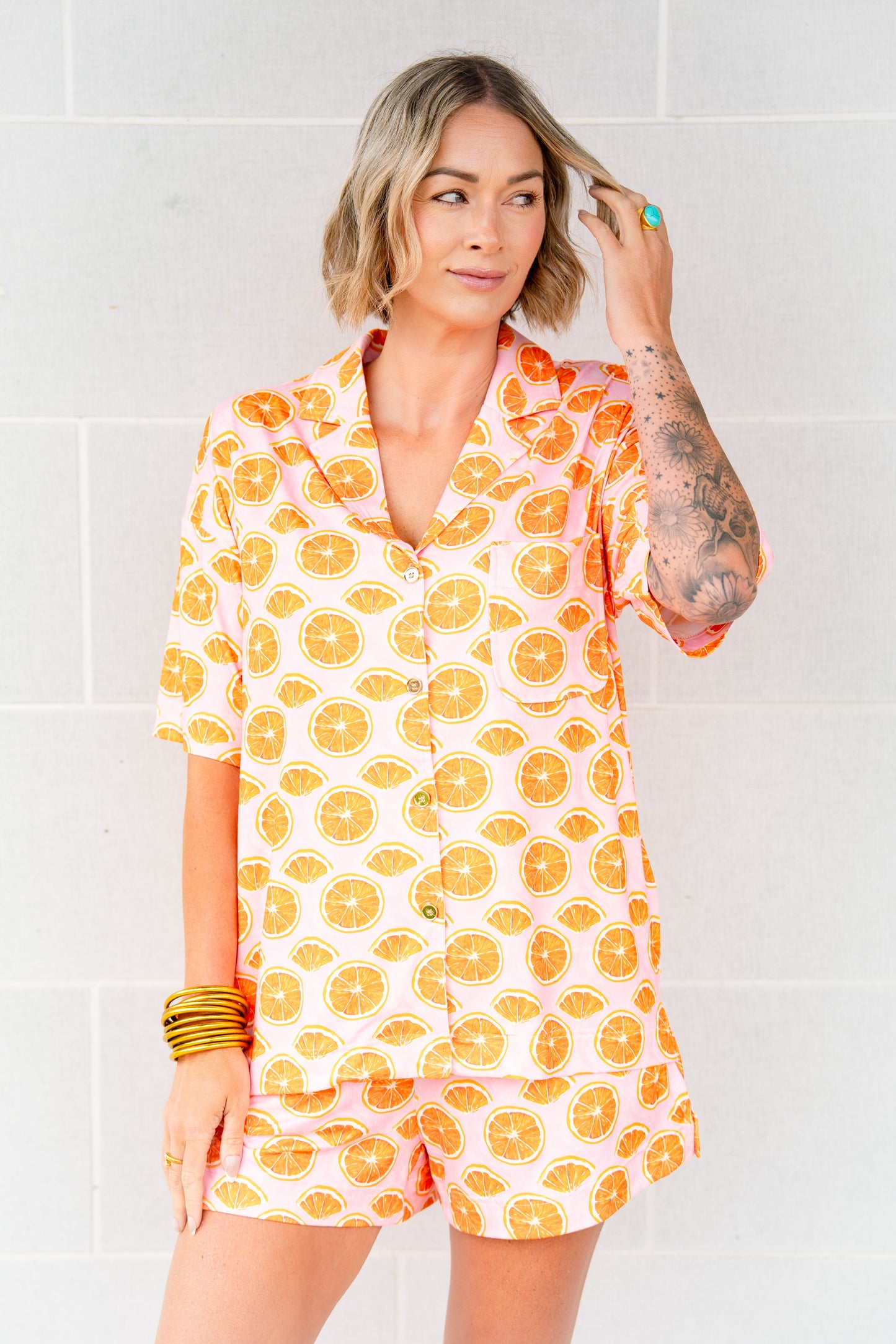 The Buckley Jennifer Set in Pink Citrus