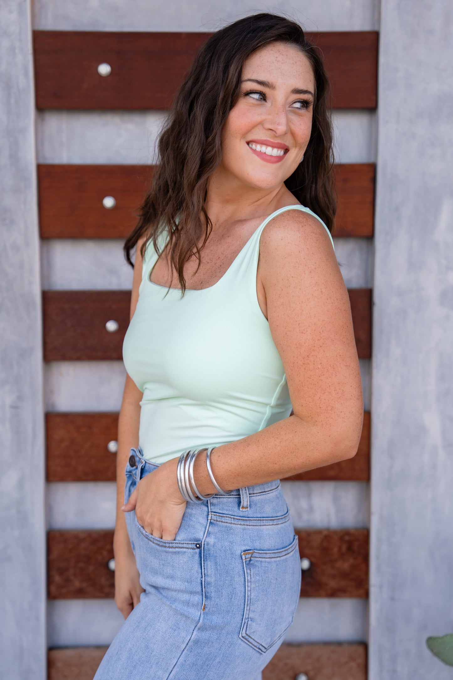 The Butter Square Tank-7 Colors/AS
