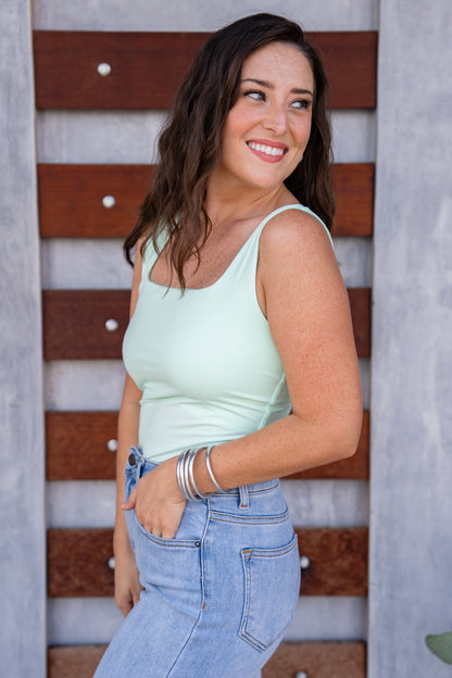The Butter Square Tank-7 Colors/AS