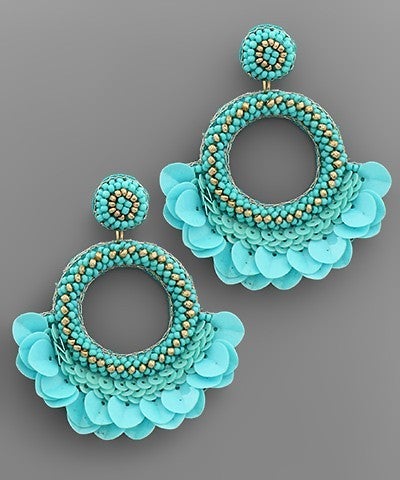 The Flower Girl Earrings-3 Colors